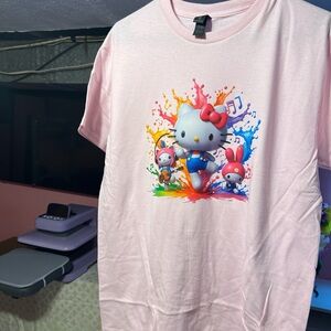 Hello Kitty Color Splash Kids Tee - Pink